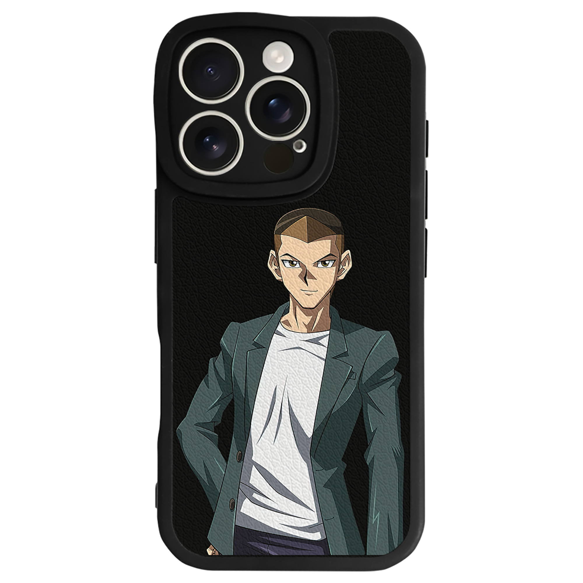 遊☆戯☆王 Yu-Gi-Oh! 【iPhone 16シリーズ対応】シリコンスマホケース（レザー調） 材質：シリコン
